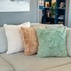 preview thumbnail 3 of 3, HGTV Triple Jacquard Carved Faux Fur Pillow