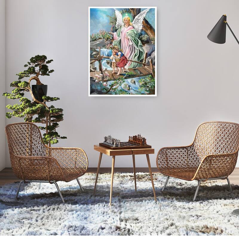 The Guardian Angel By Studio Arts Canvas Art Print