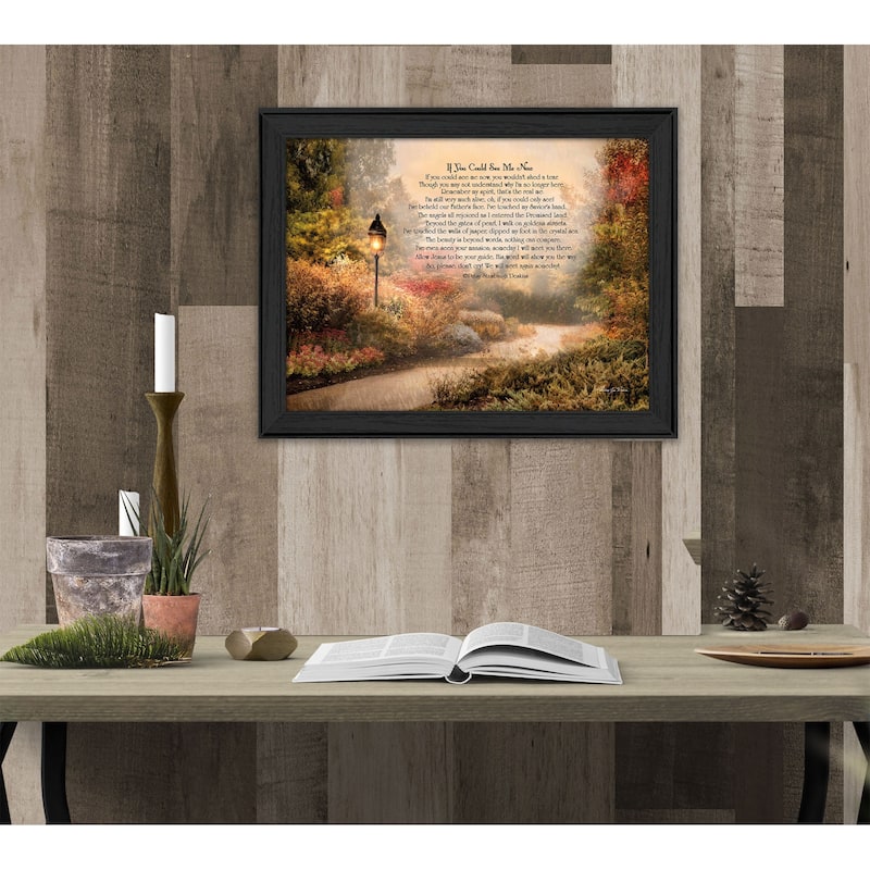 TrendyDecor4U Traditional "If You Could See Me Now" Framed Print Wall Art by Robin-Lee Vieira