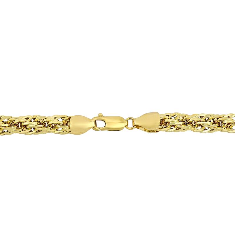 Miadora 6mm Infinity Rope Chain Bracelet in 14k Yellow Gold - 9 in