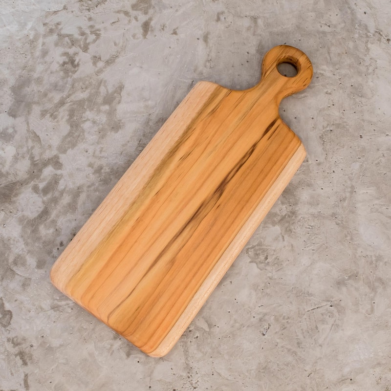 Novica Handmade Morning Baguette Teak Wood Cutting Board (15 Inch)