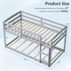 preview thumbnail 8 of 29, Modern Twin Size Bunk Bed with Ladder and Safety Guardrails