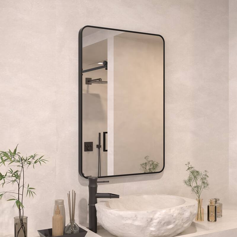 24/30/42/48/60 inch Rectangle Frameless Wall Mounted Bathroom Vanity Mirror