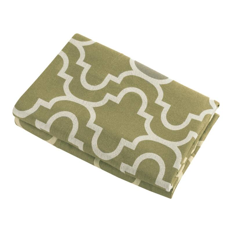 Superior All Season Brushed Flannel Trellis Pillowcase Set (Set of 2)