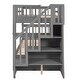 preview thumbnail 9 of 42, Multi-Functional Twin Over Twin Bunk Bed with 3 Drawers, Storage Stairs, Armrest and Full-Length Guardrails for Kids