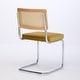 preview thumbnail 6 of 15, Classic Mid Century Modern Dining Chairs Set of 2,Upholstered Rattan Kitchen Chairs
