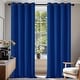 preview thumbnail 46 of 93, Deconovo Grommet Living Room Room Darkening Curtains (2 Panel) 52W x 45L - Royal Blue