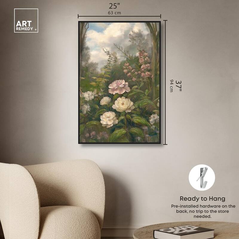 Woodland Bloom Canvas by Art Remedy