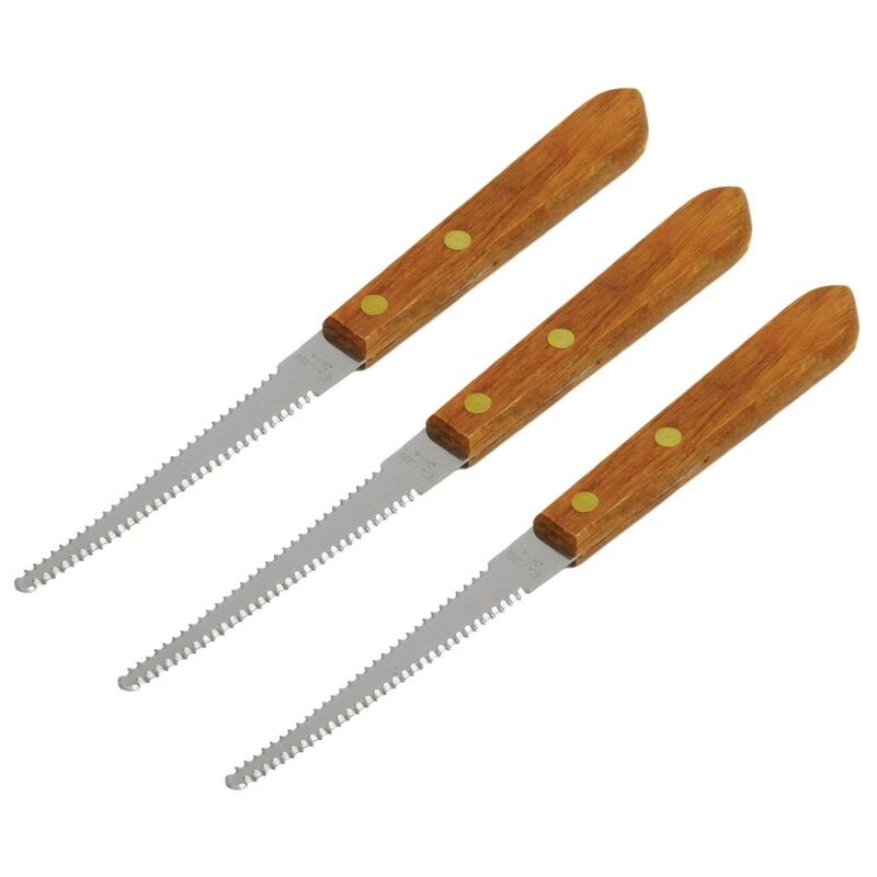 Chef Craft Double-Sided Serrated Stainless Steel Blade Grapefruit Knife - 3 Pack
