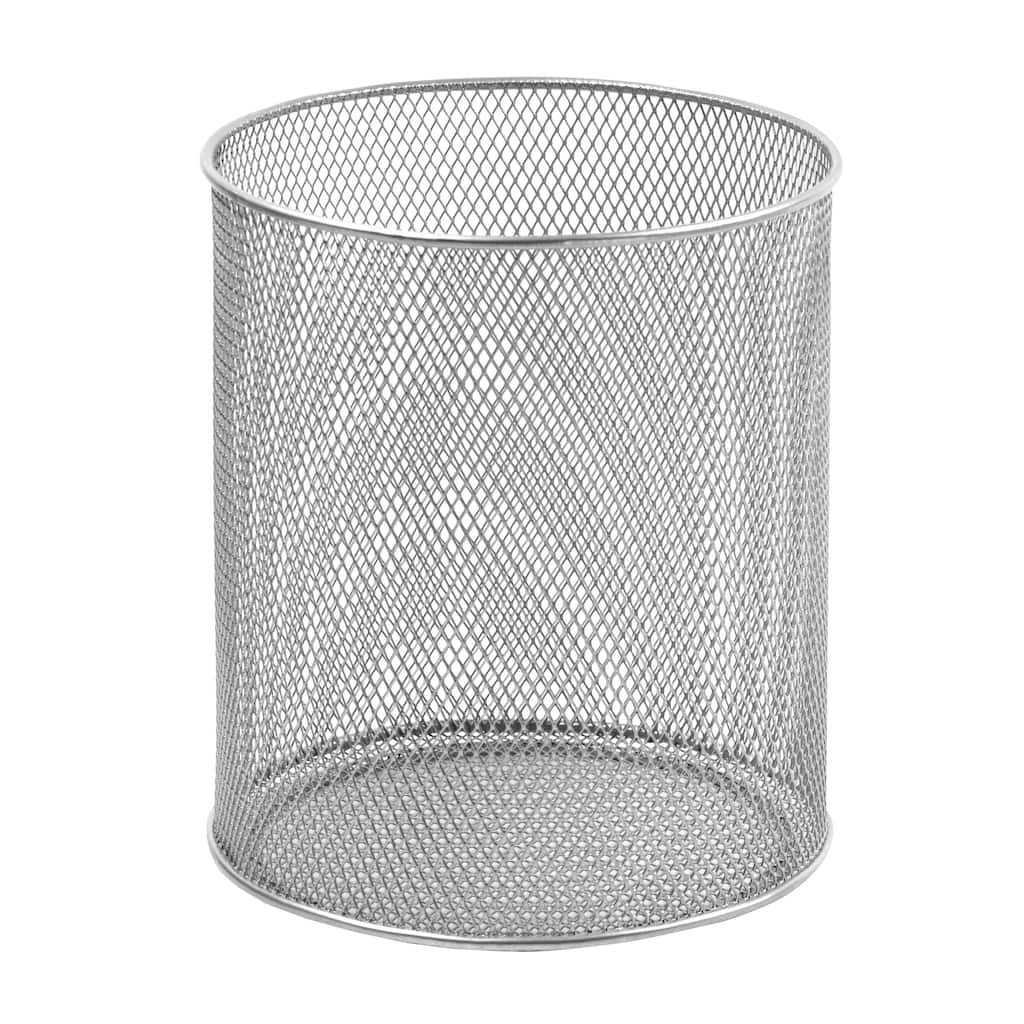 Silver Mesh Utensil Cup Organizer, 2375