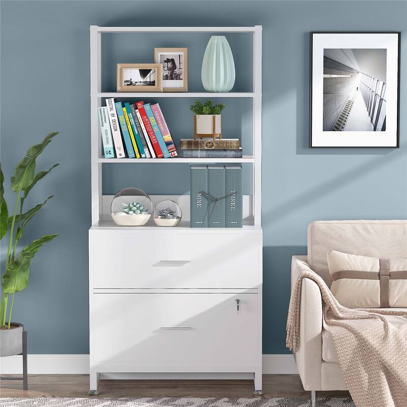 Bookcases with Drawers, Multi-Functional Shelf Units for Collection