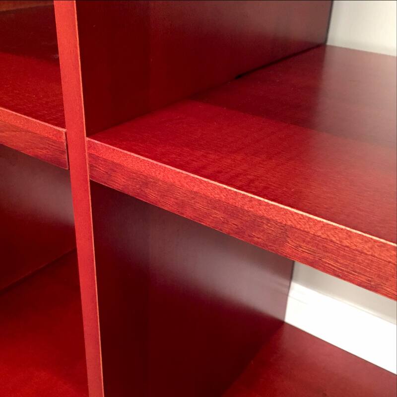 John Louis Home Solid Wood 4 Tall Cube Organizer