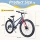 preview thumbnail 13 of 15, Fat Tire Mountain Bike for Age 10-15 Years, Boys and Girl Bicycles Grey - Kids