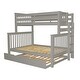 preview thumbnail 20 of 20, Taylor & Olive Trillium Twin over Full Bunk Bed Ladder, Full Trundle