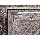 preview thumbnail 8 of 6, Shahbanu Rugs Black Tabriz Mahi Fish Design Wool And Silk Runner Hand Knotted Rug (2'9" x 12'1") - 2'9" x 12'1"