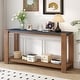 preview thumbnail 13 of 18, Minimalist Console Table with Shelf & 4-Leg Construction