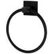 preview thumbnail 4 of 4, Alno Contemporary II 6 Inch Wall Mounted Towel Ring Bronze