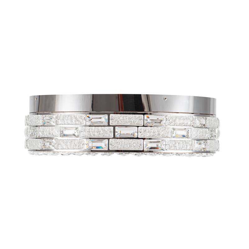 Artcraft Elegance Integrated LED Flush Mount - Chrome Finish