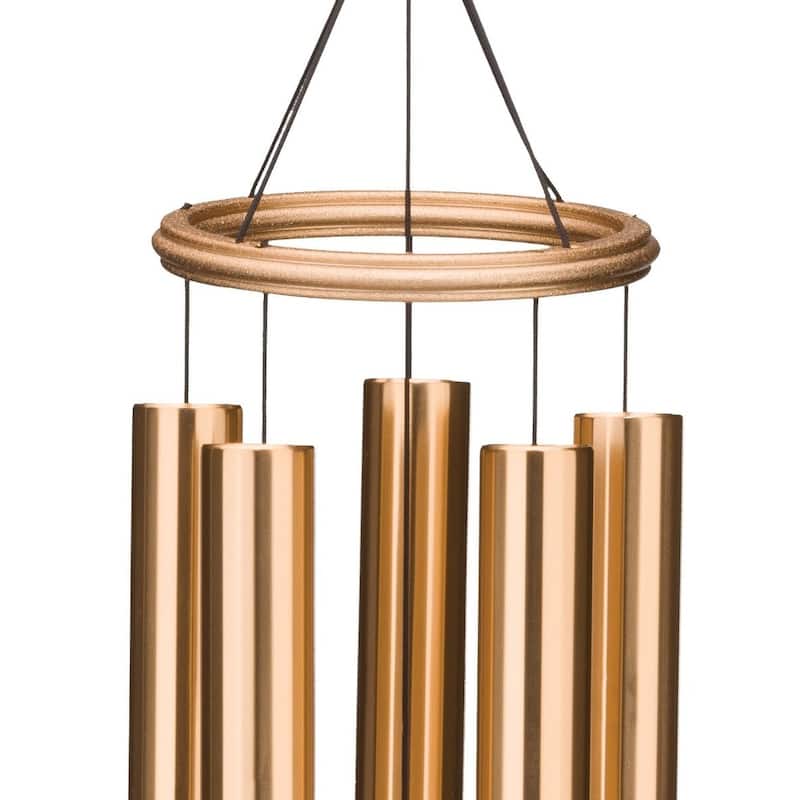Zen Crystal Chime 22" - Gold