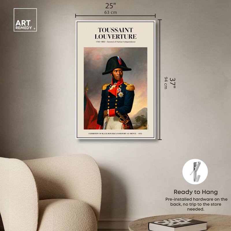 Toussant Louverture Canvas by Art Remedy
