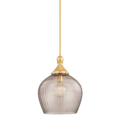 Hudson Valley Lighting 6916 Chatton 17" Wide Pendant with Fluted Glass