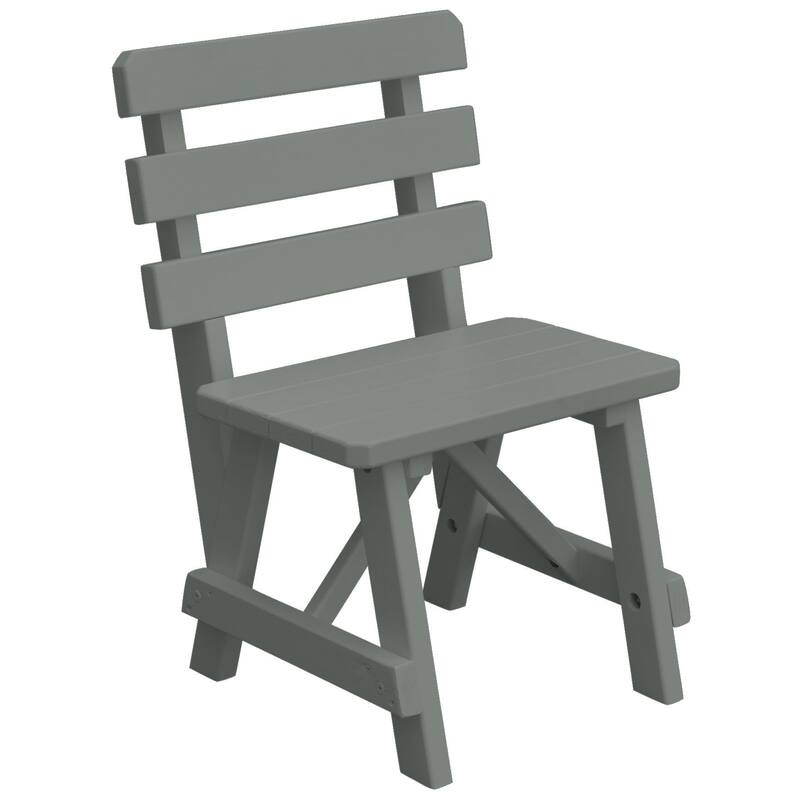 Pine 2' Traditional Backed Bench