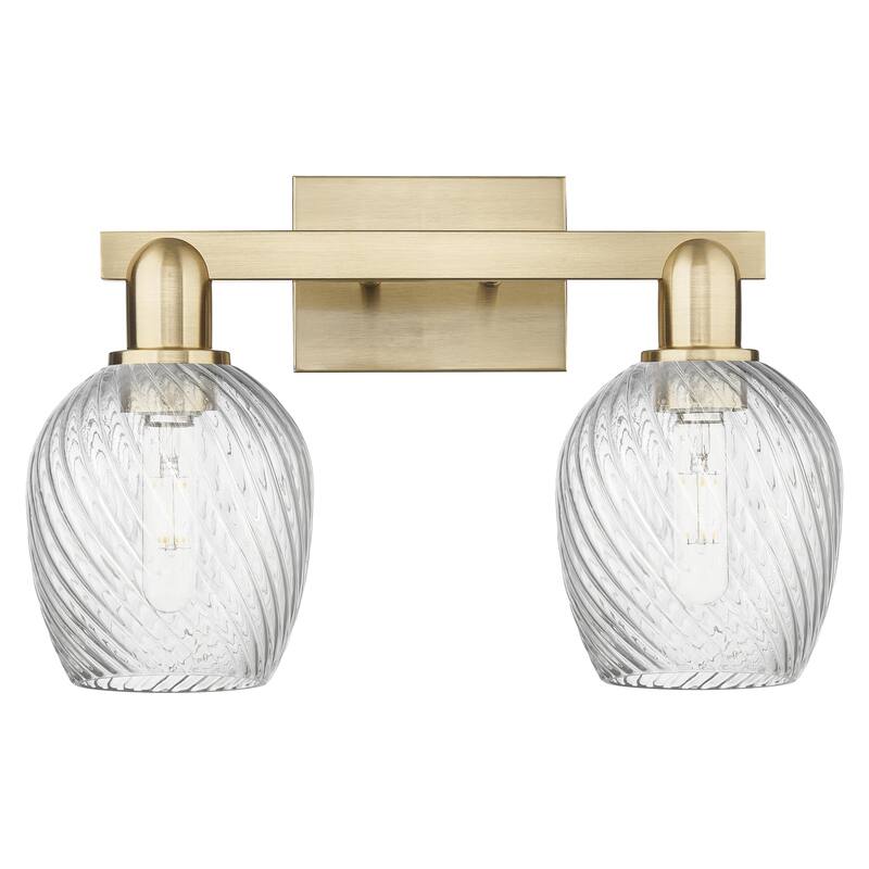 Innovations Lighting Endless Possibilities Arcadia - Salina - 2 Light 17" Bath Vanity Light - Clear/Champagne Bronze