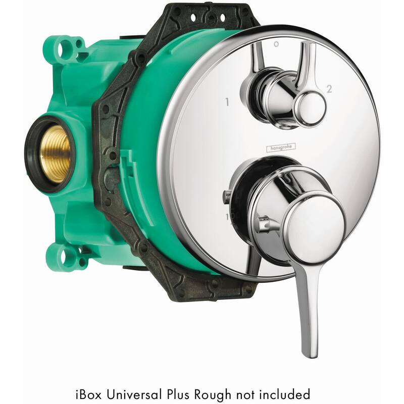 Hansgrohe C Thermostatic Valve Trim with Integrated Volume Control