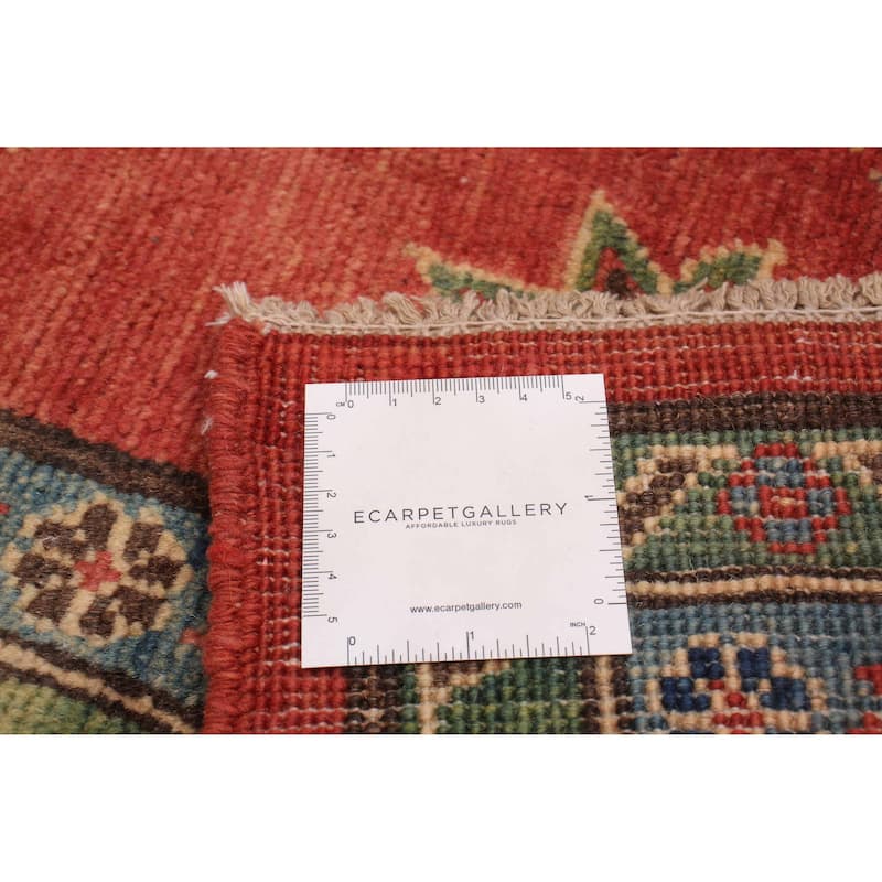 ECARPETGALLERY Hand-knotted Finest Ghazni Red Wool Rug - 6'6 x 9'9