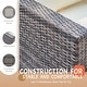 preview thumbnail 4 of 19, 3-piece Patio Furniture Sets Resin Wicker Outdoor Sectional Sofa Chat Set