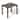 Outdoor Aluminum Side Table Rectangular End Table Small Patio Table