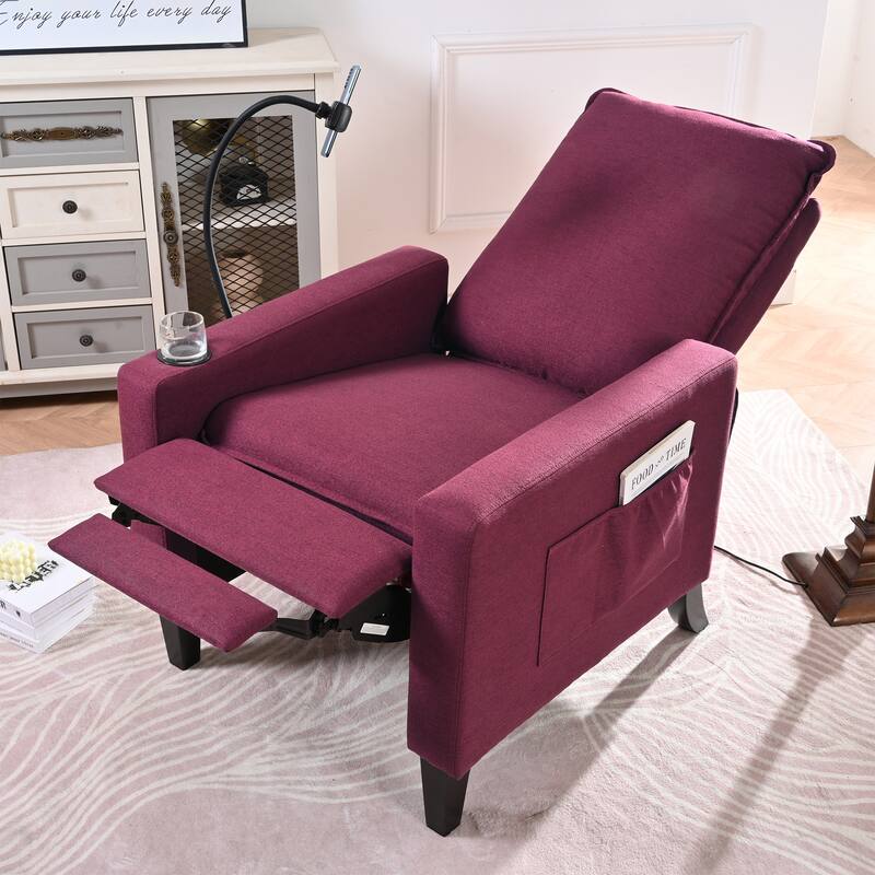 Recliner Chair with Cup & Phone Holder