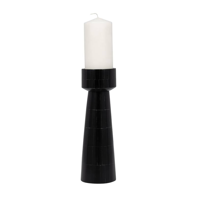 Sagebrook Home Elegant Resin Candle Holder - Enhance Your Home's Ambiance
