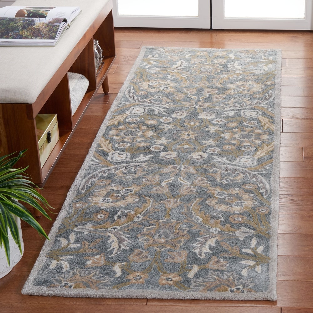 SAFAVIEH Handmade Bella Tifenn Modern Floral Wool Rug