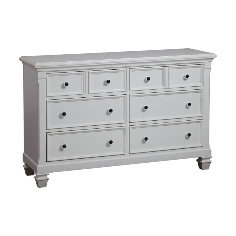 Wood Dresser with 6 Drawer for Bedroom