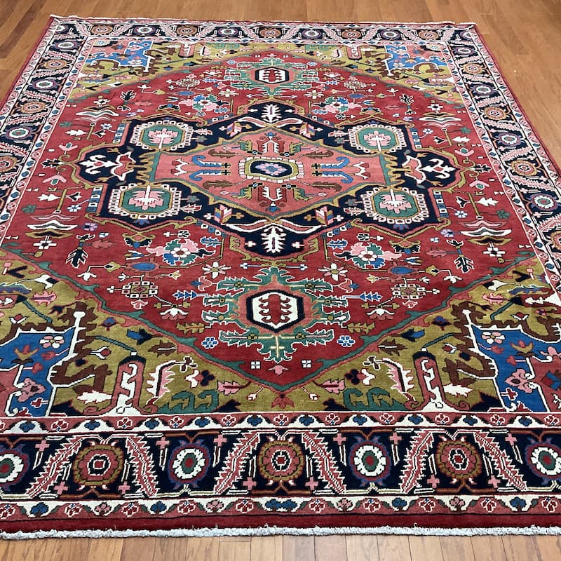 HERAT ORIENTAL Handmade Fine Heriz Rug - 8'5" x 10'3"