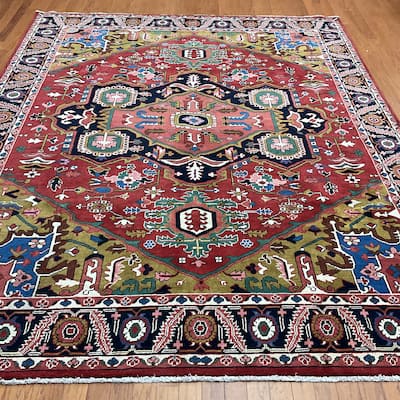 HERAT ORIENTAL Handmade Fine Heriz Rug - 8'5" x 10'3"