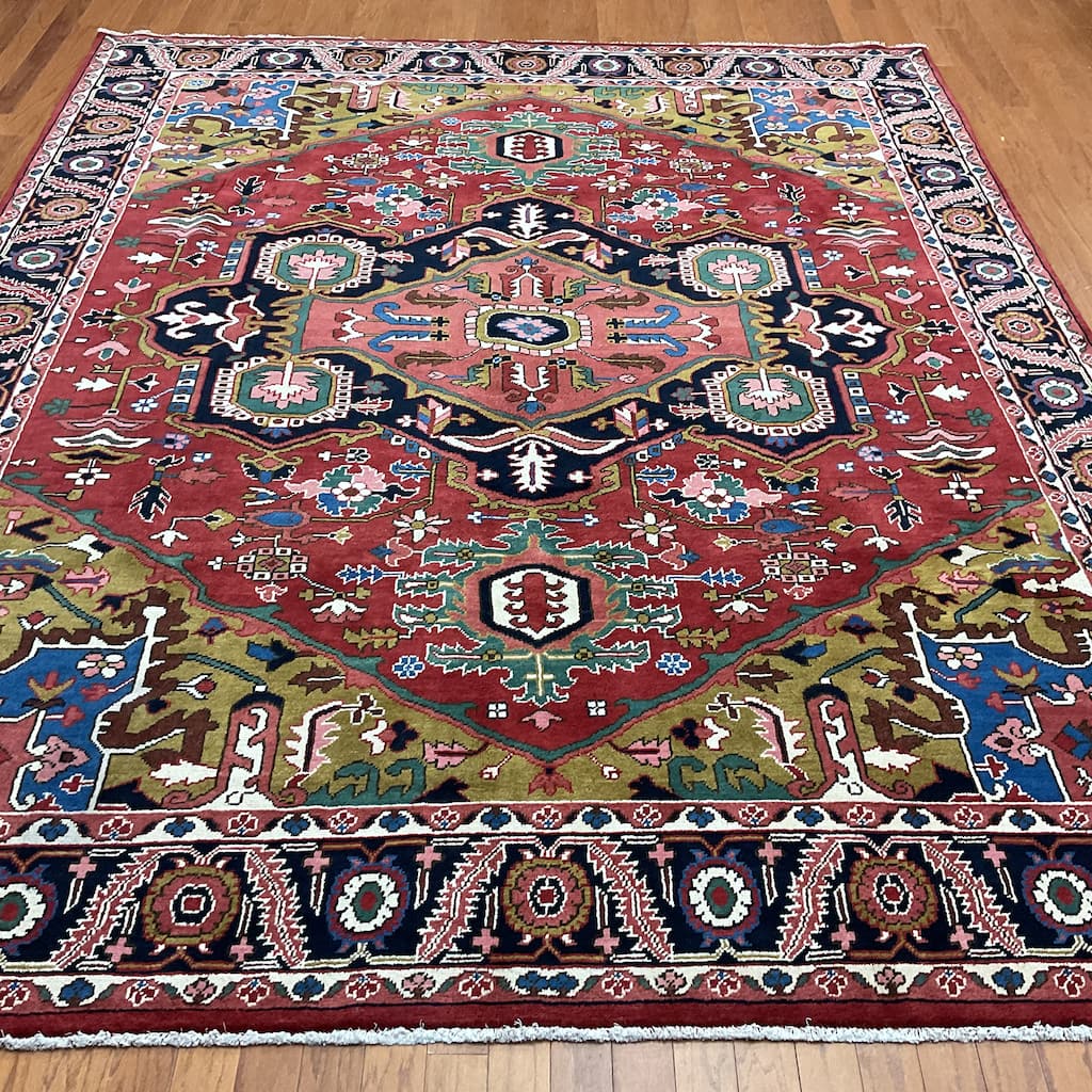 HERAT ORIENTAL Handmade Fine Heriz Rug - 8'5" x 10'3"