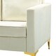 preview thumbnail 48 of 71, Clos 51'' Modern Upholstered Sofa with Golden Legs by HULALA HOME
