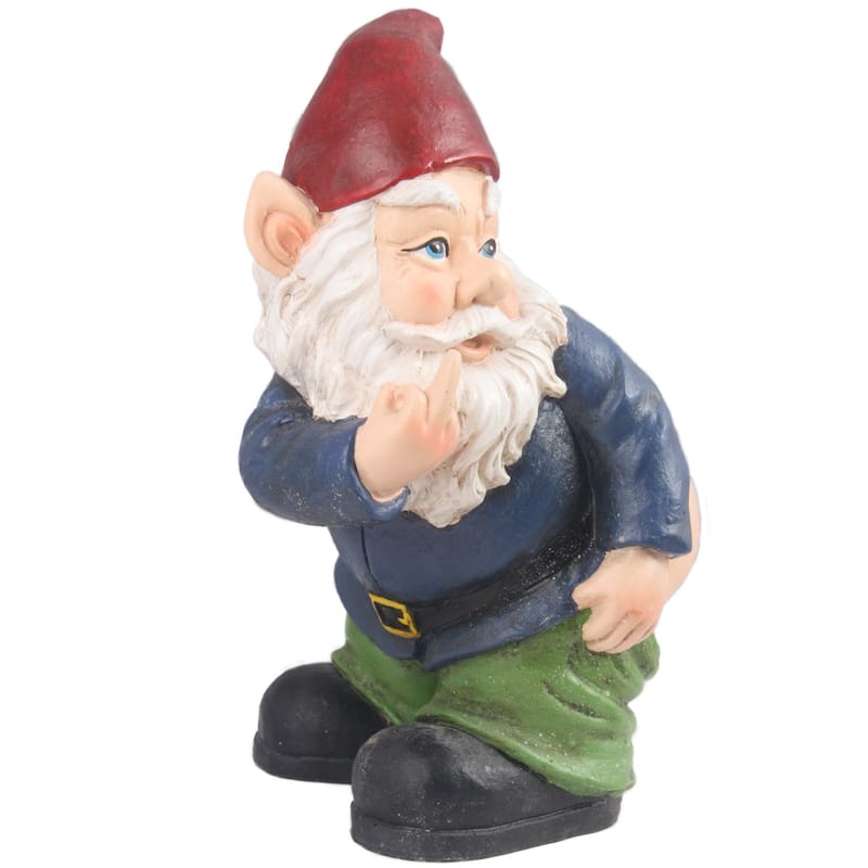 Gnome Mooning - Ultra Realistic Garden Statue - On Sale - Bed Bath ...