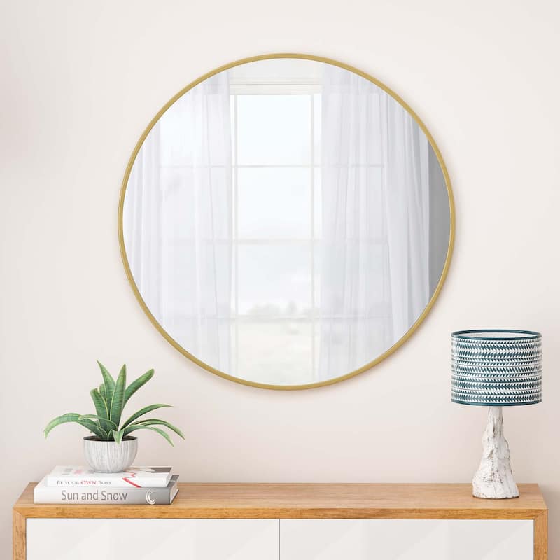 Wall Mounted Circular Mirror,for Bathroom,Living Room,Bedroom Wall Decor
