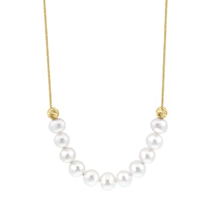 EFFY Gold over Sterling Silver Fresh Water Pearl Necklace - 18 Inch