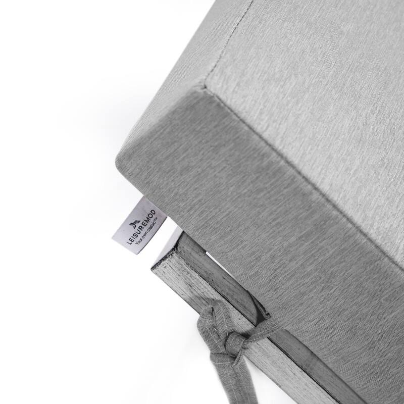 Chelsea Adjustable Chaise Lounge Chair with Weathered Grey Powder-Coated Aluminum Frame and Removable Cushions (Set of 2)