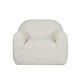 preview thumbnail 3 of 3, Roomfitters Oversized Modern Lounge Chair with Rounded Arms and Tufted Backrest for Living Room or Office, Cream