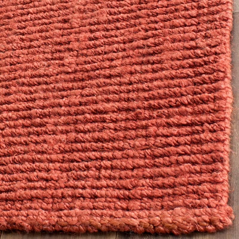 SAFAVIEH Jerneja Handmade Solid Chunky Jute Area Rug