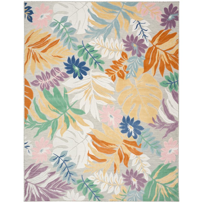 Nourison Suncoast Indoor/Outdoor Tropical Floral Area Rug