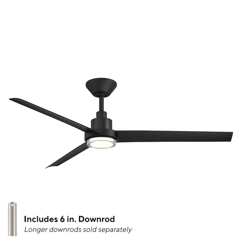 Bolo Indoor or Outdoor 3-Blade 56in Smart Ceiling Fan