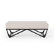 preview thumbnail 21 of 28, Ursa Contemporary Fabric Ottoman Bench by Christopher Knight Home