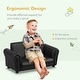 preview thumbnail 4 of 6, Kids Sofa Set with Footstool for Toddlers and Babies, Kids Couch for Playroom, Nursery, Living Room, Bedroom Furniture