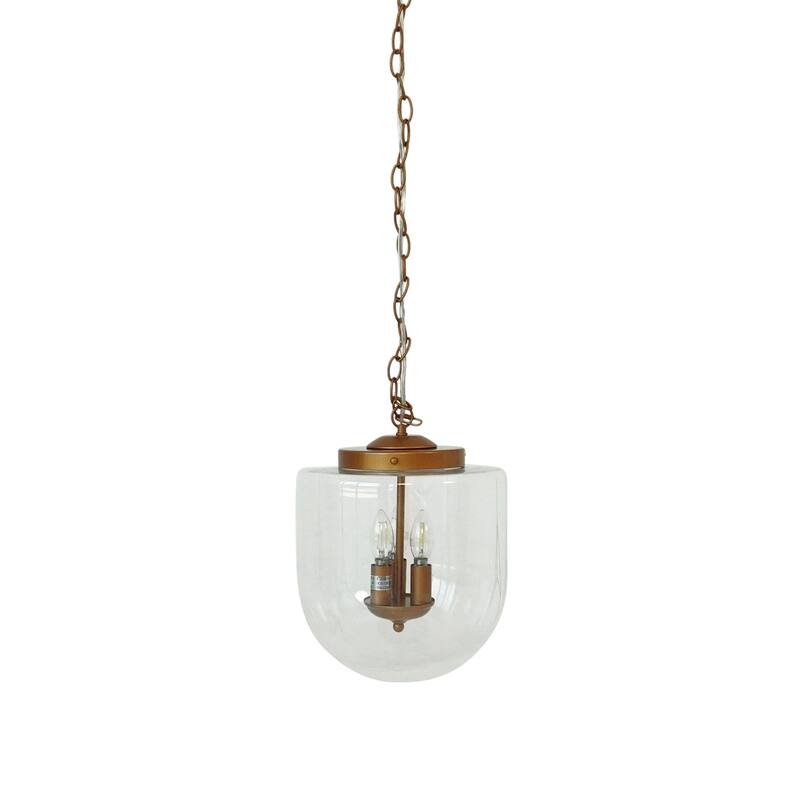 Bonnie Modern Glass Pendant Light with Gold Finish
